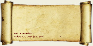 Isidora Trošić vizit kartica